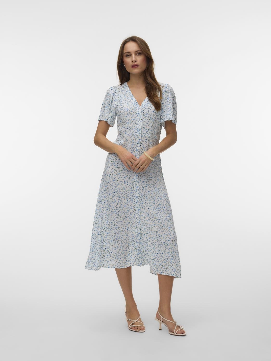 VMALBA Short Dress - Snow White - VERO MODA & VILA Bergvik